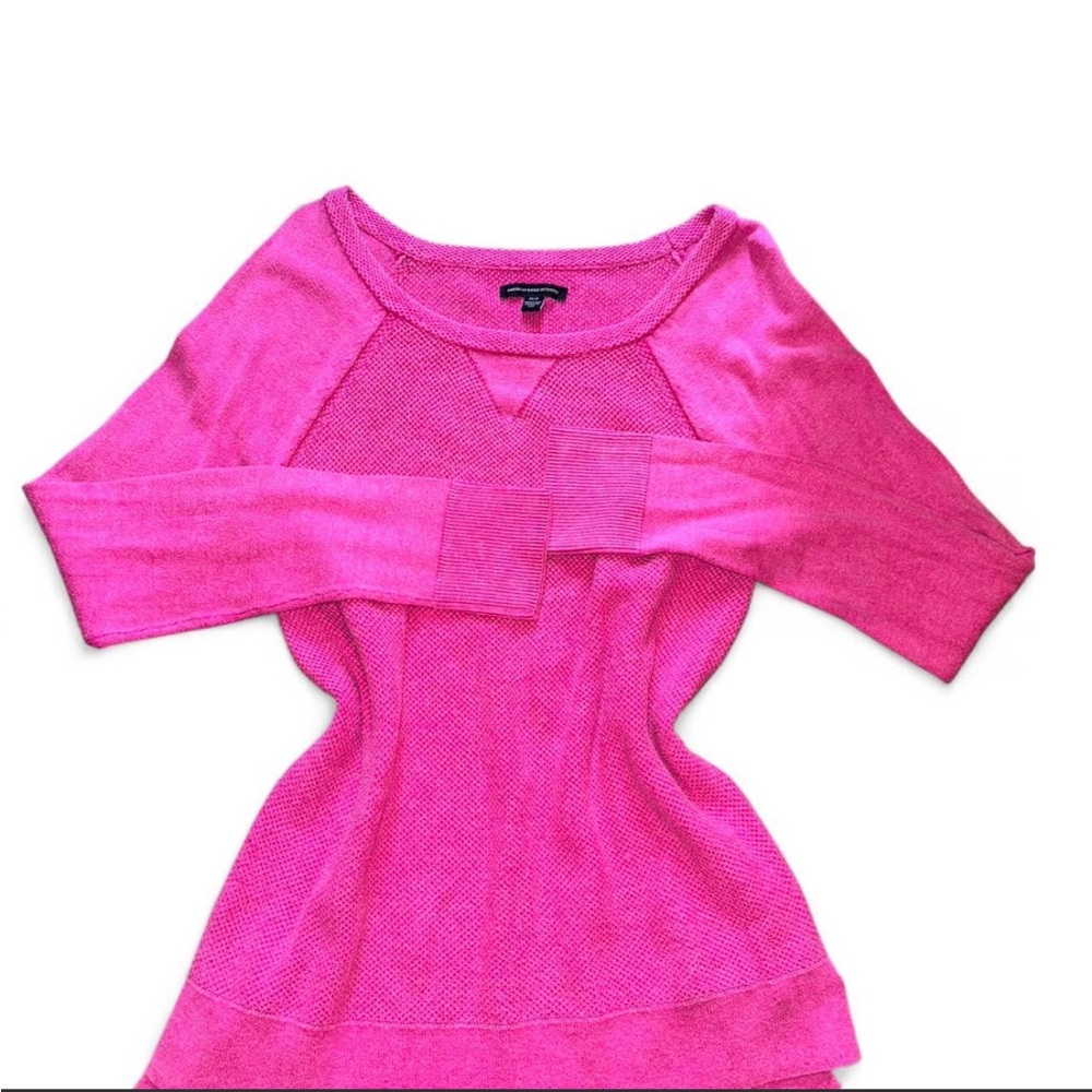 American Eagle Outfitters Hot Pink Scoop Neck Shirt